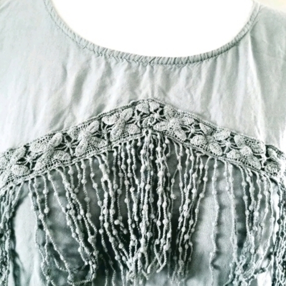 UMGEE FRINGE VINTAGE TUNIC TOP SZ S - Picture 3 of 7